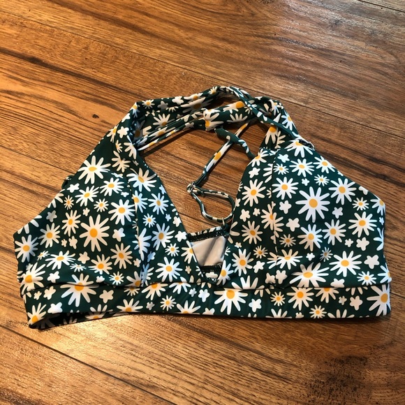 SHEIN Other - SHEIN Floral Bikini Top blue bottoms and pink top included !!